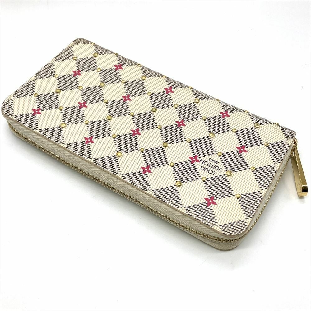 ルイヴィトン LOUIS VUITTON スタッズ ジッピーウォレット 長財布