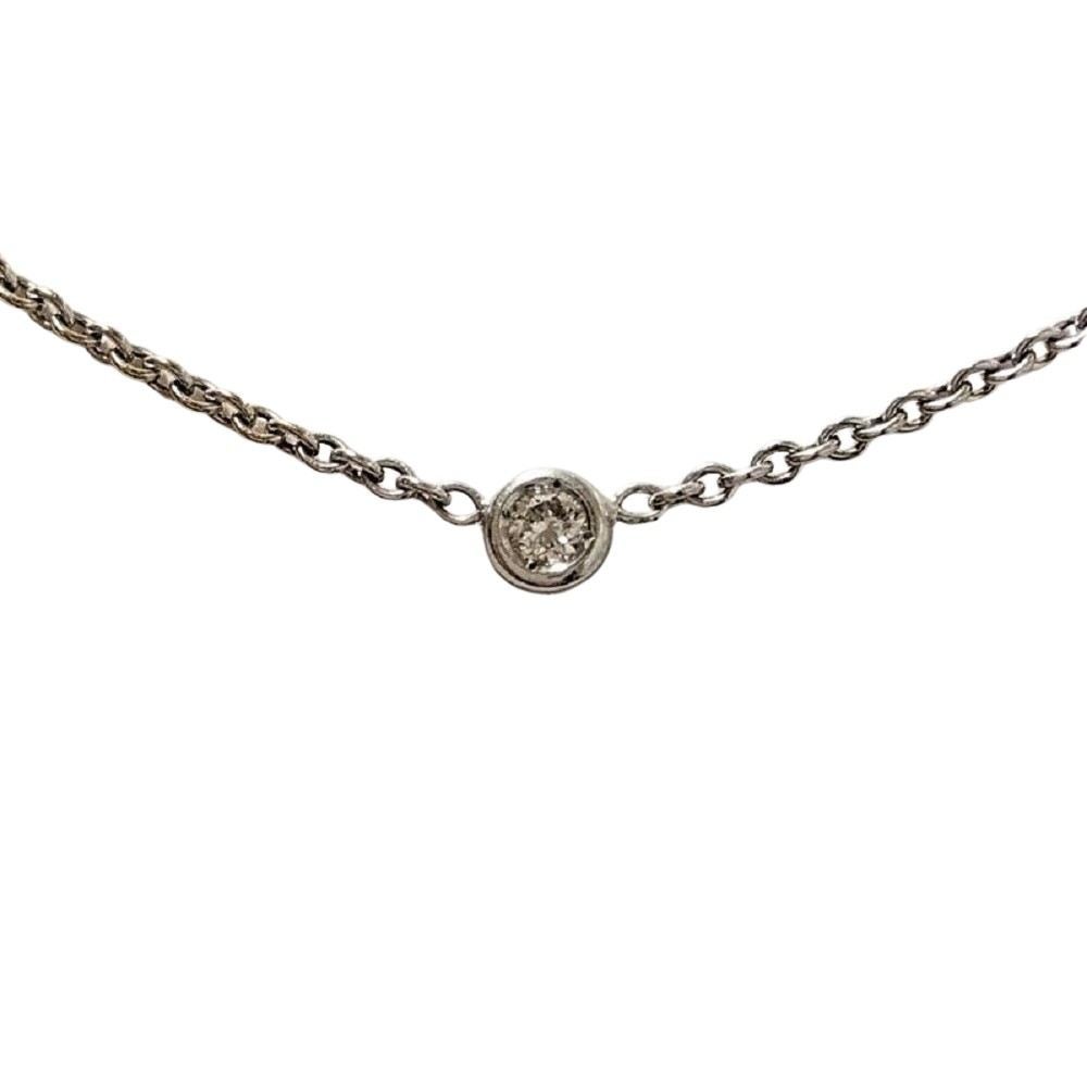 ディオール Dior ミミウィ ネックレス ダイヤモンド K18WG 2.6g