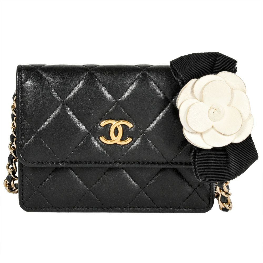 シャネル CHANEL マトラッセ ミニ チェーン ショルダーバッグ レザー