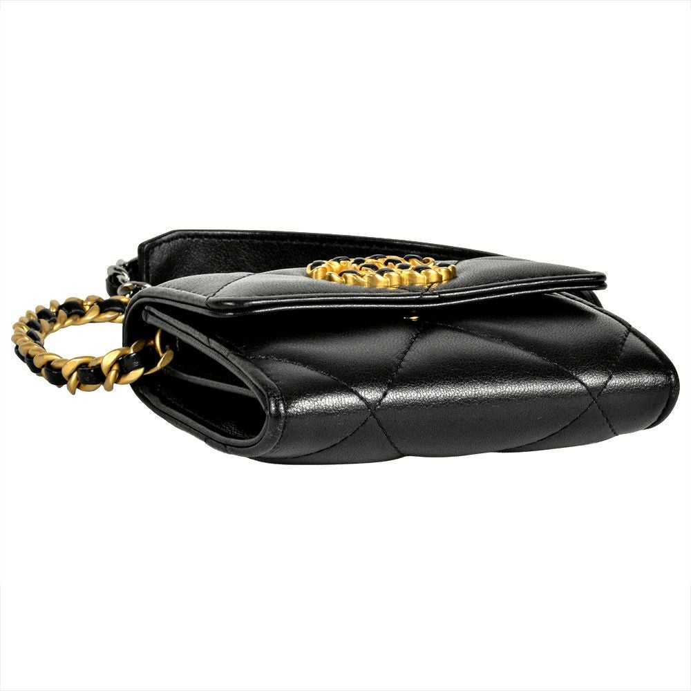シャネル CHANEL ミニ チェーンウォレット ショルダーバッグ レザー