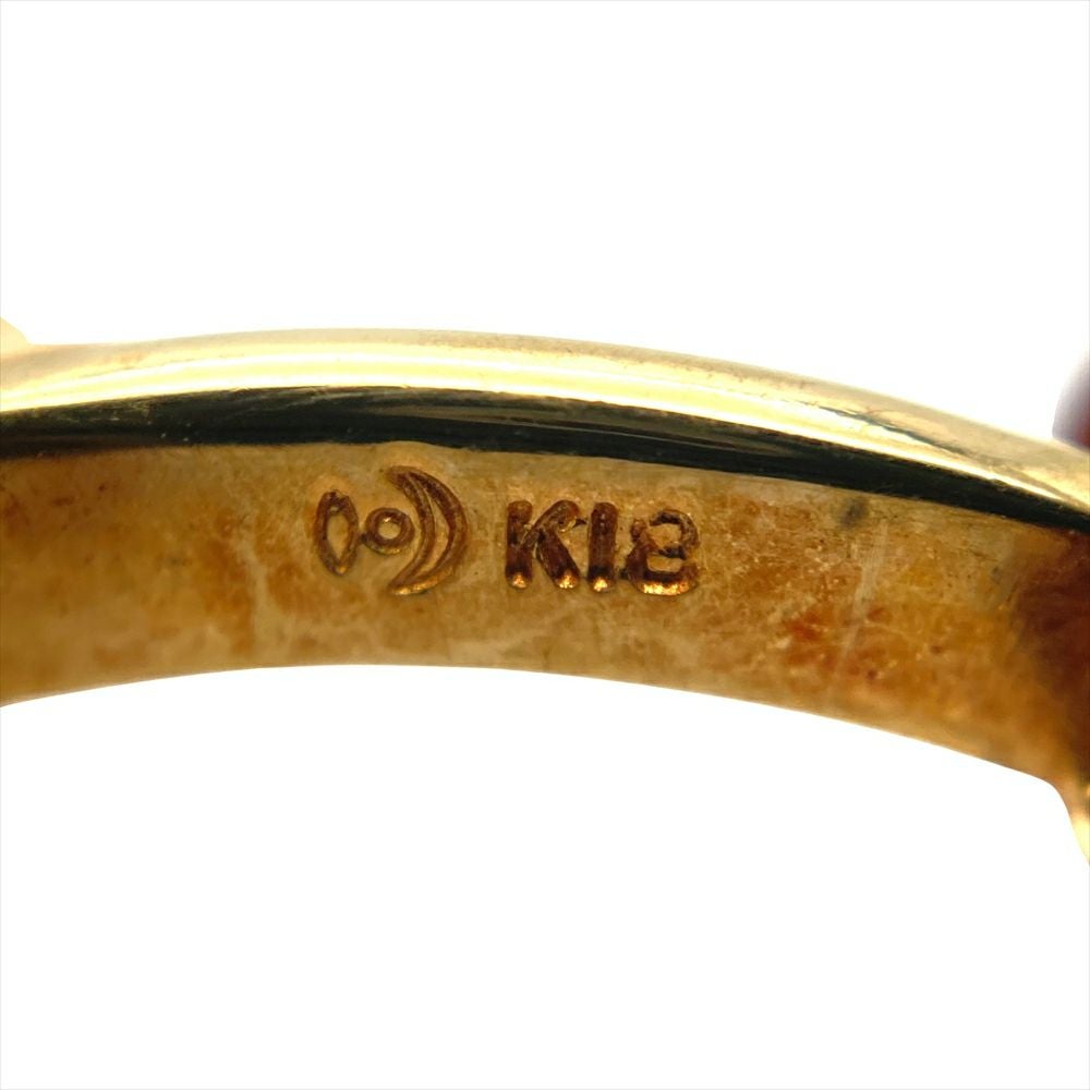 タサキ TASAKI パール デザイン カフスボタン カフリンクス K18YG 6.8g