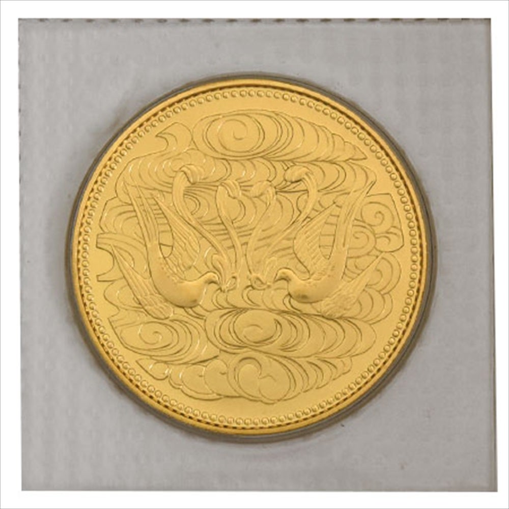 天皇陛下 御在位六十年記念 10万円 金貨幣 昭和62年 純金 20g 金貨