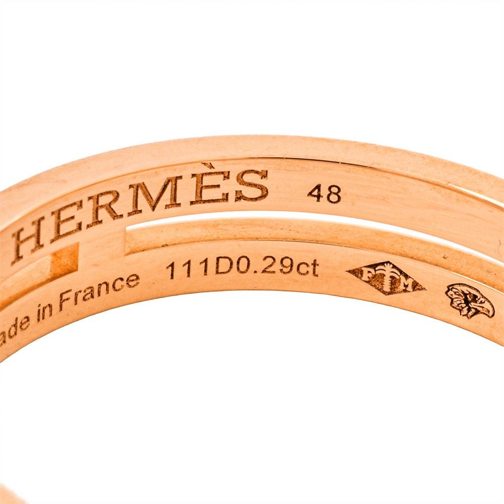 エルメス HERMES アリアンヌ フルエタニティ リング 指輪 ダイヤモンド