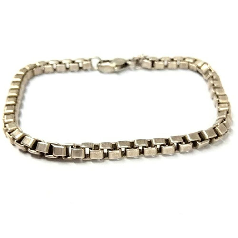 TIFFANY&Co.ベネチアン リンク ブレスレット 全長19cm Ag925 TIFFANY