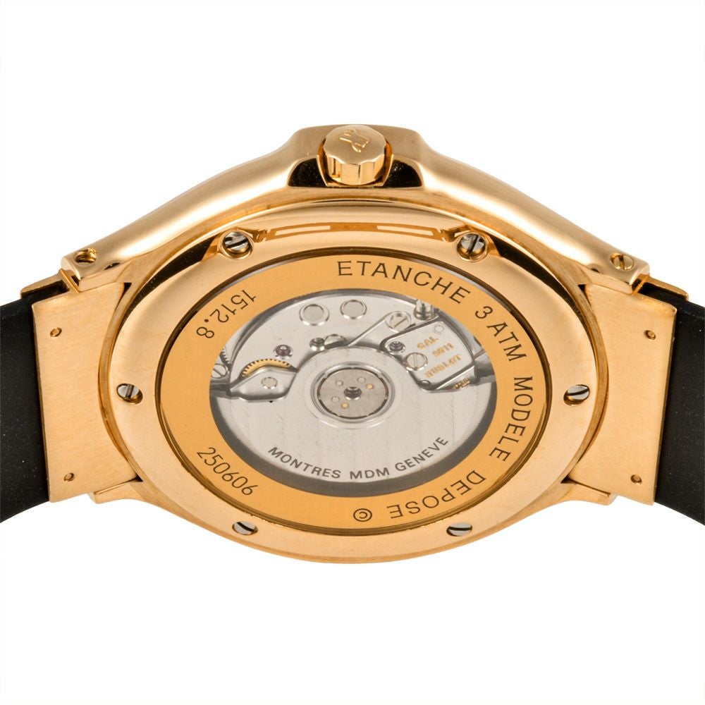 ウブロ HUBLOT 1512.8 MDM エレガント 腕時計 ブラック文字盤 K18 金