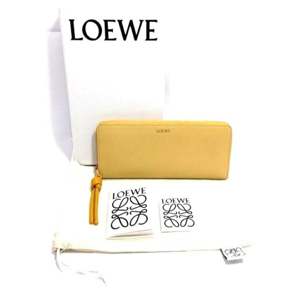 ロエベ LOEWE ノット ジップアラウンド ウォレット 長財布 カーフ