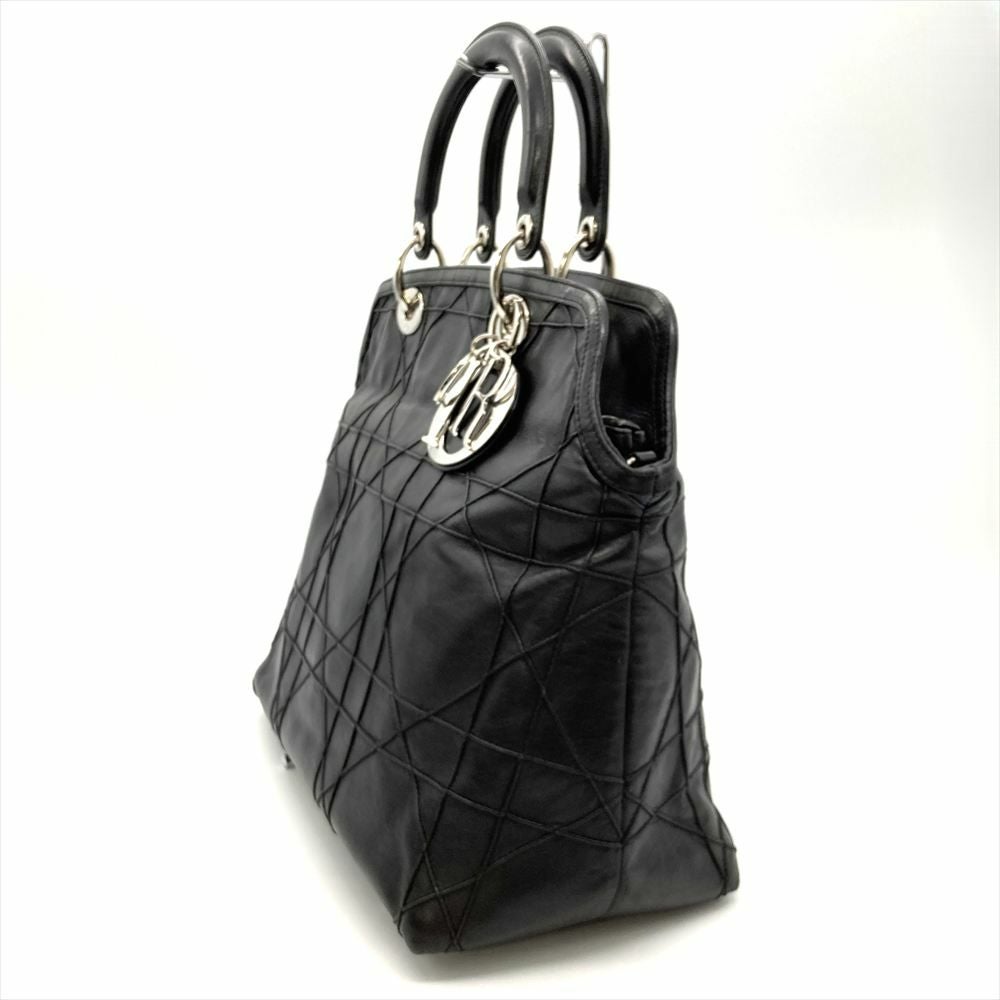 ディオール Dior レディディオール カナージュ ハンドバッグ 2WAY