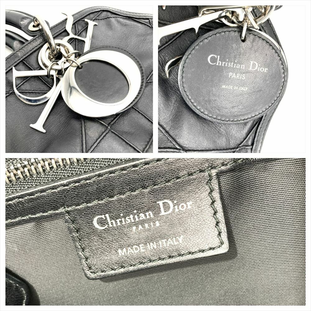 ディオール Dior レディディオール カナージュ ハンドバッグ 2WAY