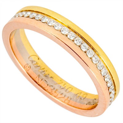 カルティエ Cartier ヴァンドーム スリーカラー リング 指輪 