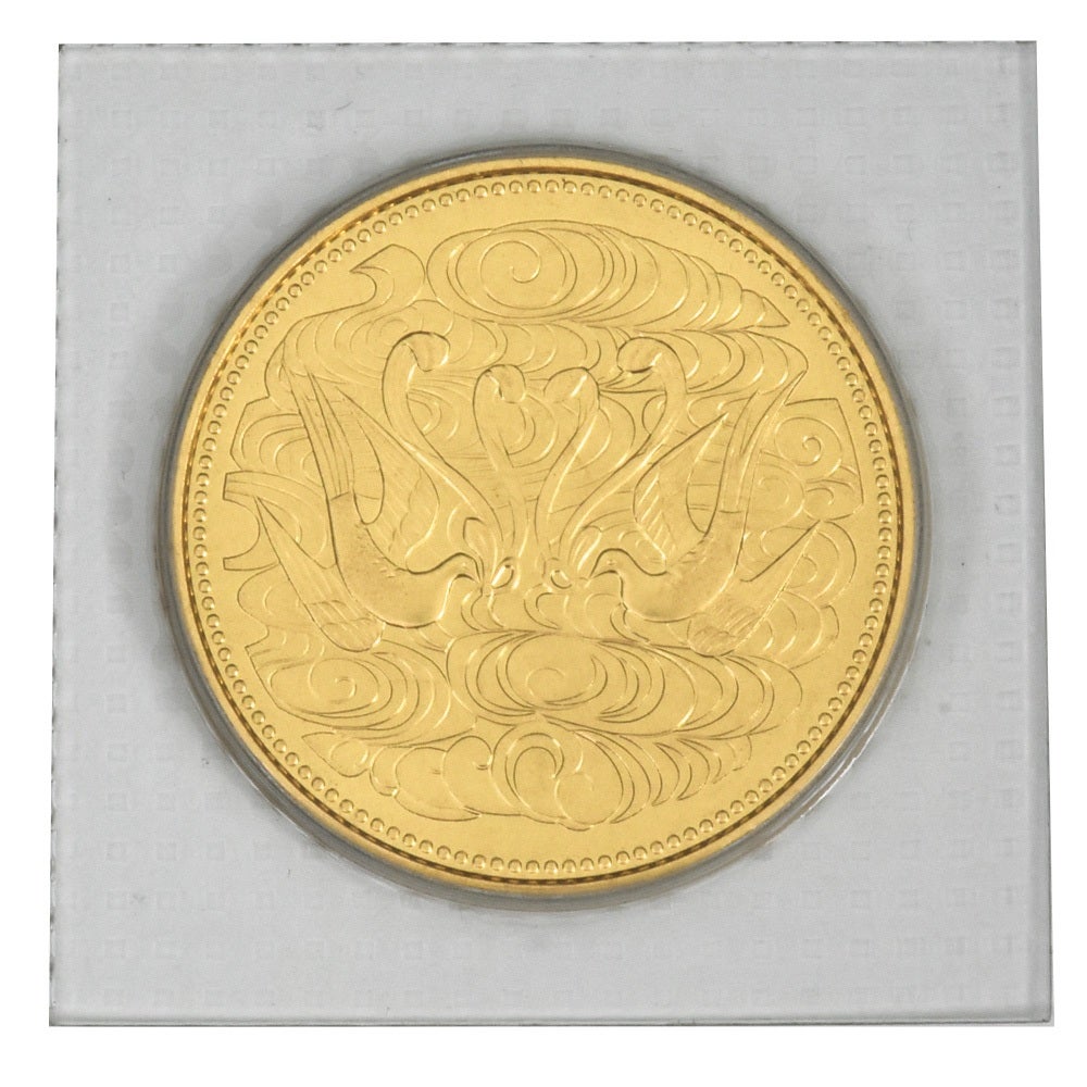 天皇陛下 御在位六十年記念 10万円 金貨幣 昭和61年 純金 20g 金貨
