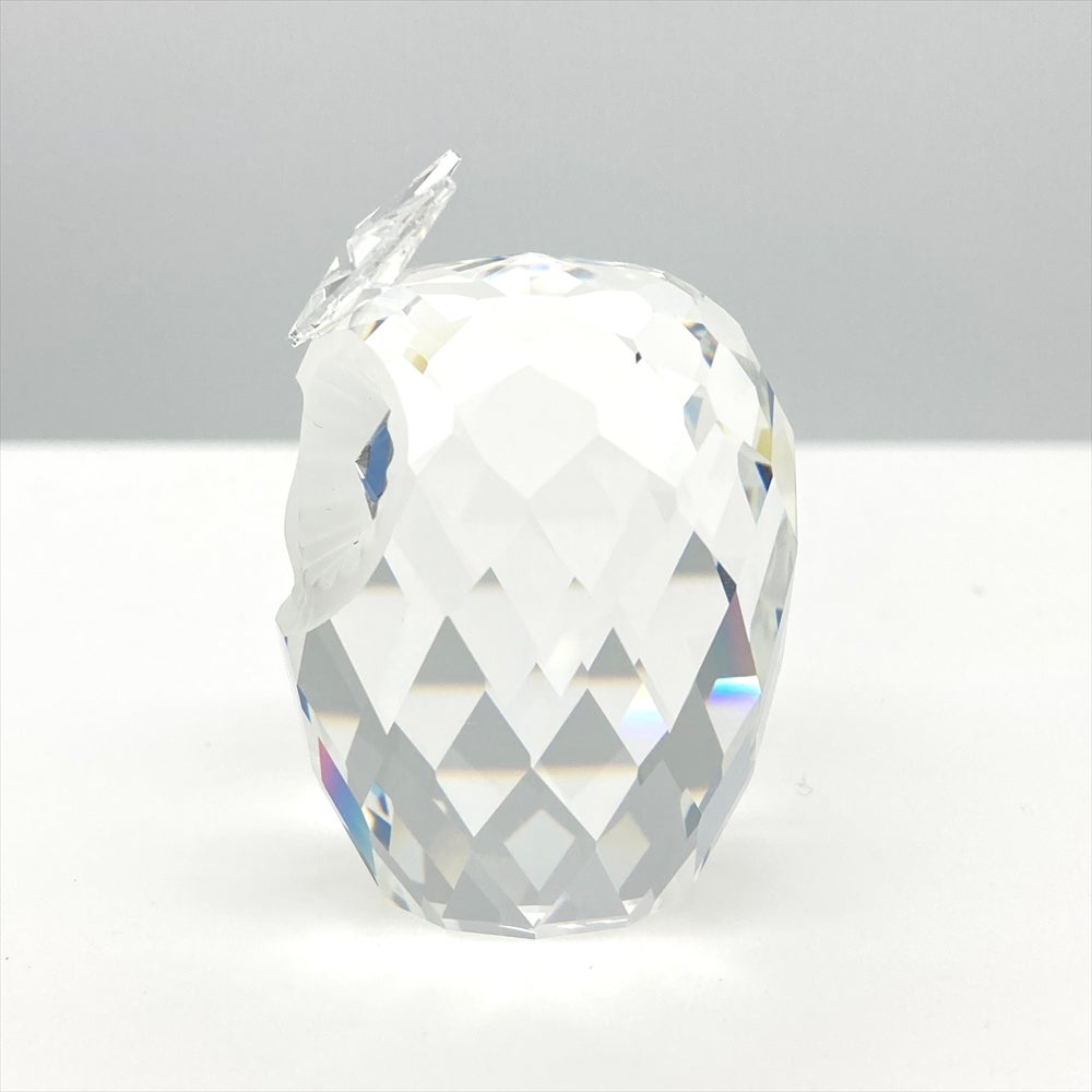 スワロフスキー SWAROVSKI フクロウ オブジェ 置物 7636 クリア【中古