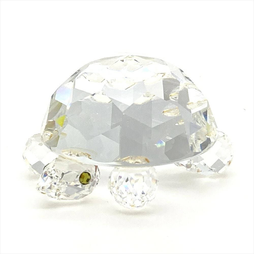 スワロフスキー SWAROVSKI ラージ タートル 亀 オブジェ 置物 7632