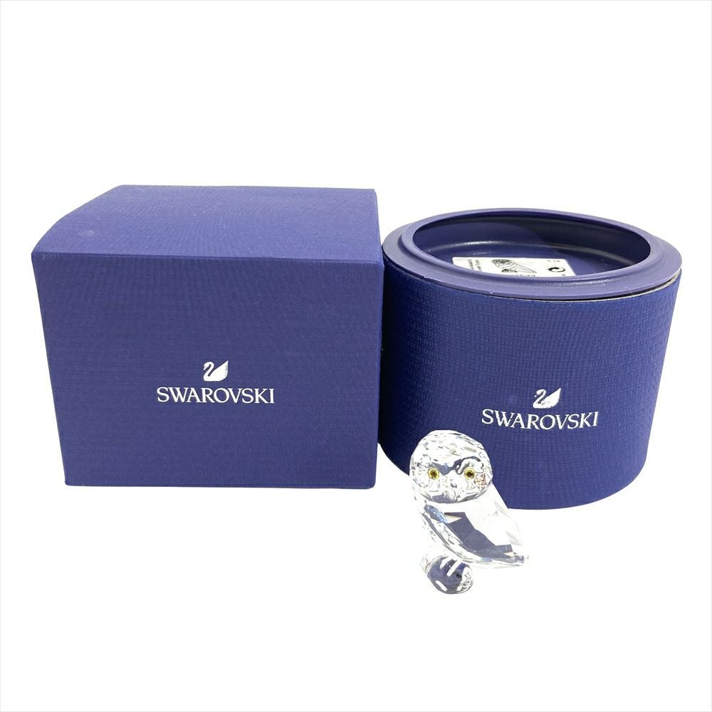 スワロフスキー SWAROVSKI フクロウの赤ちゃん owlet オブジェ 置物