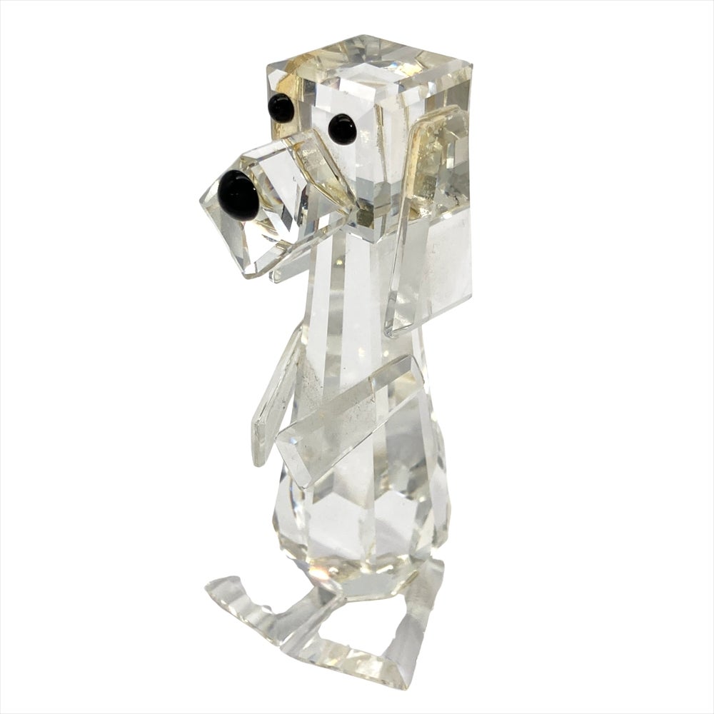 スワロフスキー エリカ　置物　SWAROVSKI スワロフスキー SWAROVSKI 犬 ビーグル オブジェ 置物 7635 クリア