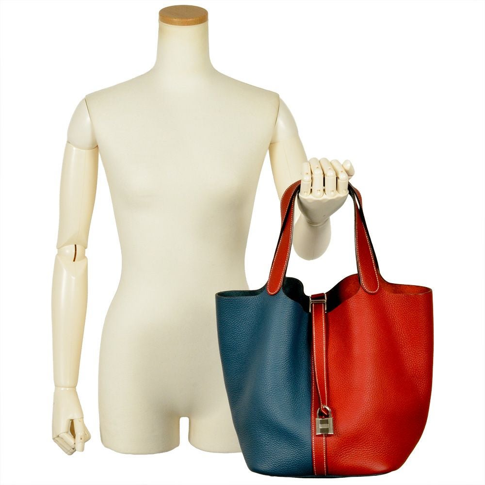 エルメス HERMES ピコタンロック GM ルージュカザック ブルータラサ
