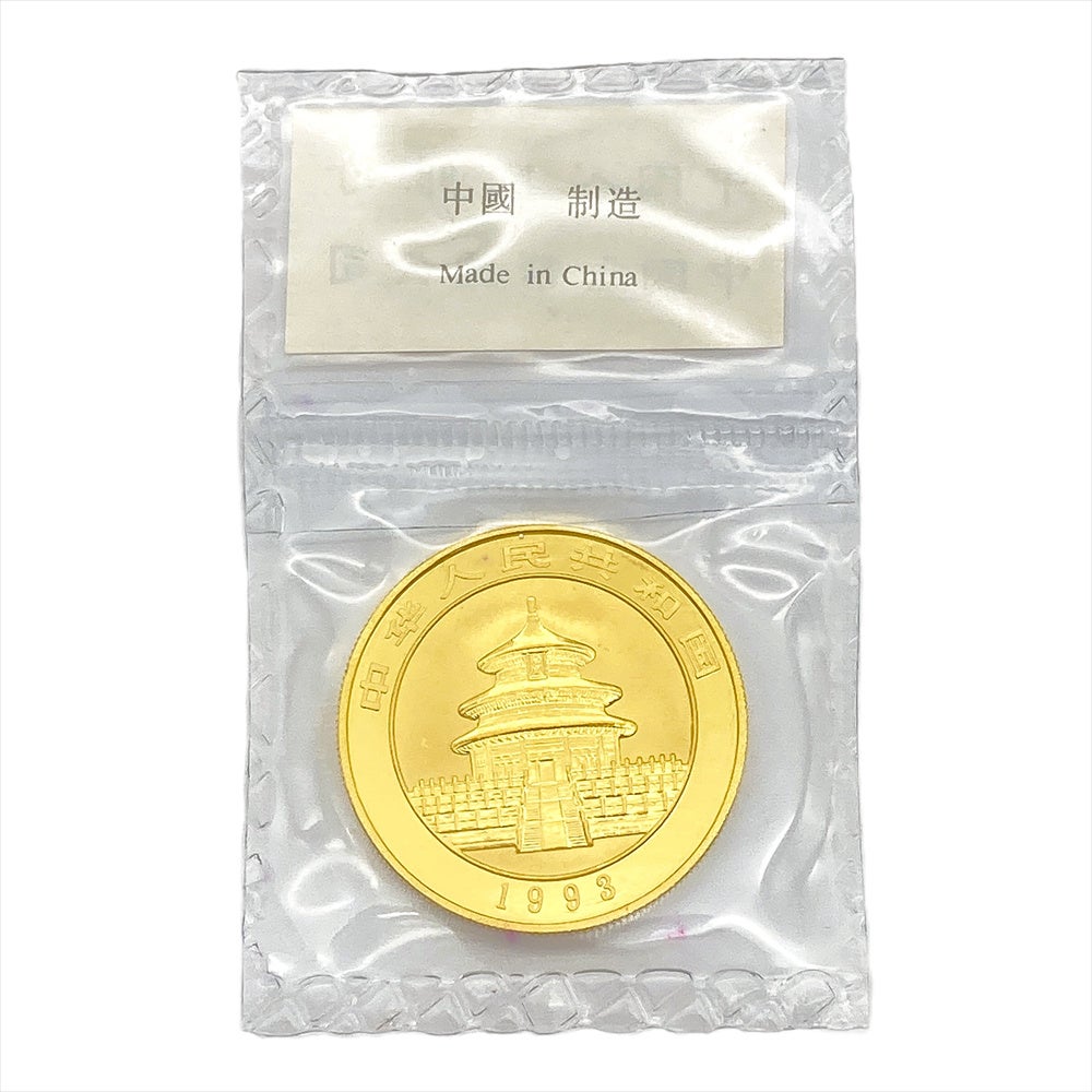 パンダ金貨 100元 1993年 純金 31.1g 1oz 金貨 ゴールド K24 中国