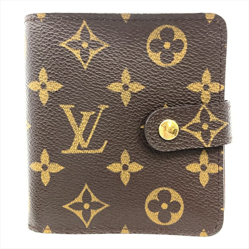 ルイヴィトン LOUIS VUITTON コンパクトジップ 二つ折り財布