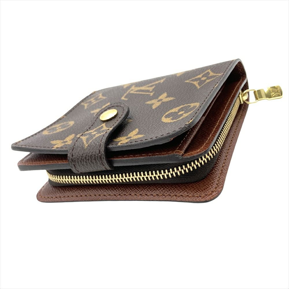 ルイヴィトン LOUIS VUITTON コンパクトジップ 二つ折り財布