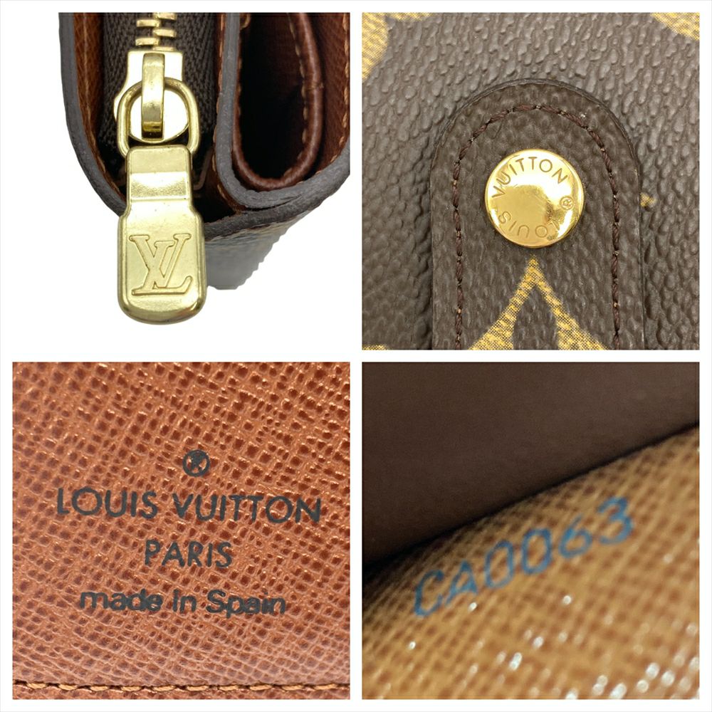 ルイヴィトン LOUIS VUITTON コンパクトジップ 二つ折り財布