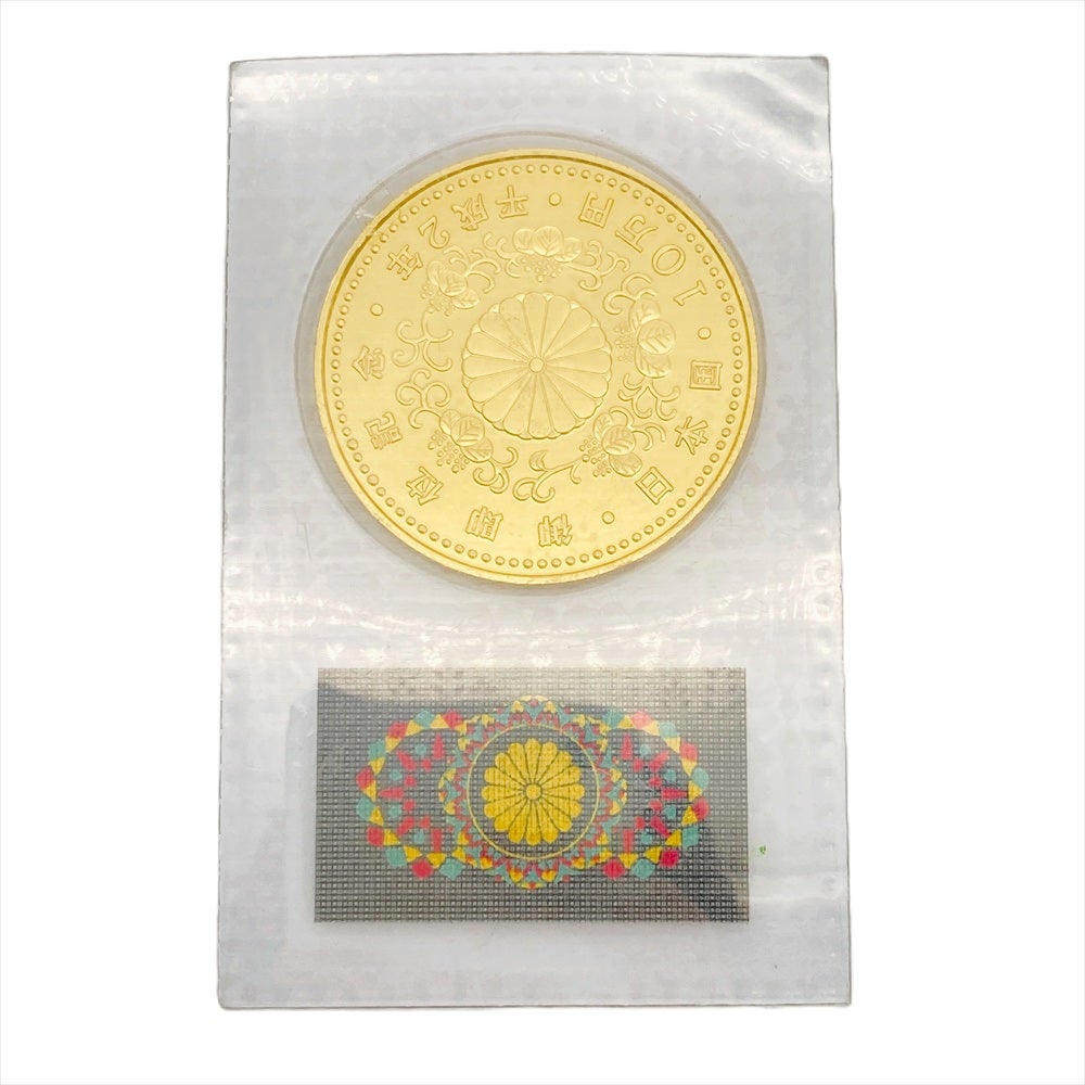 天皇陛下御即位記念 記念硬貨 10万円金貨 平成2年 純金 30g 金貨 K24 天皇陛下御即位記念 記念硬貨 10万円金貨 平成2年 純金 30g 金貨 K24