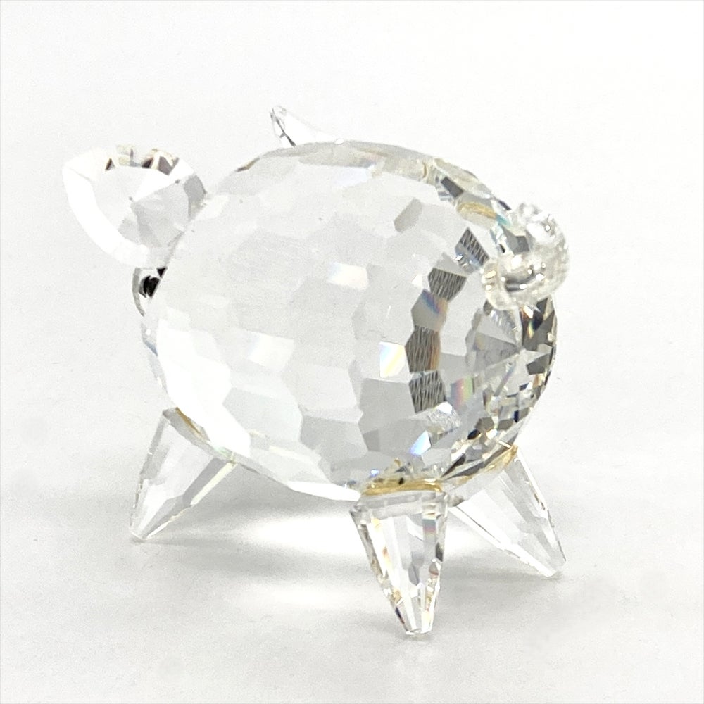 スワロフスキー SWAROVSKI ブタ オブジェ 置物 クリア ラージ ピッグ