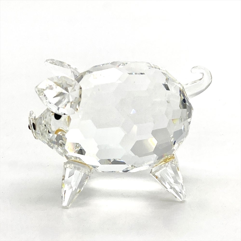 スワロフスキー SWAROVSKI ブタ オブジェ 置物 クリア ラージ ピッグ