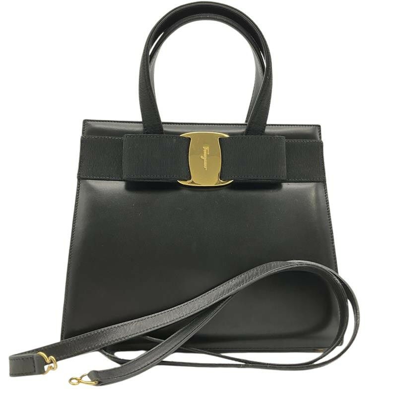 フェラガモ Ferragamo ガンチーニ ミニ ハンドバッグ 2WAY レザー