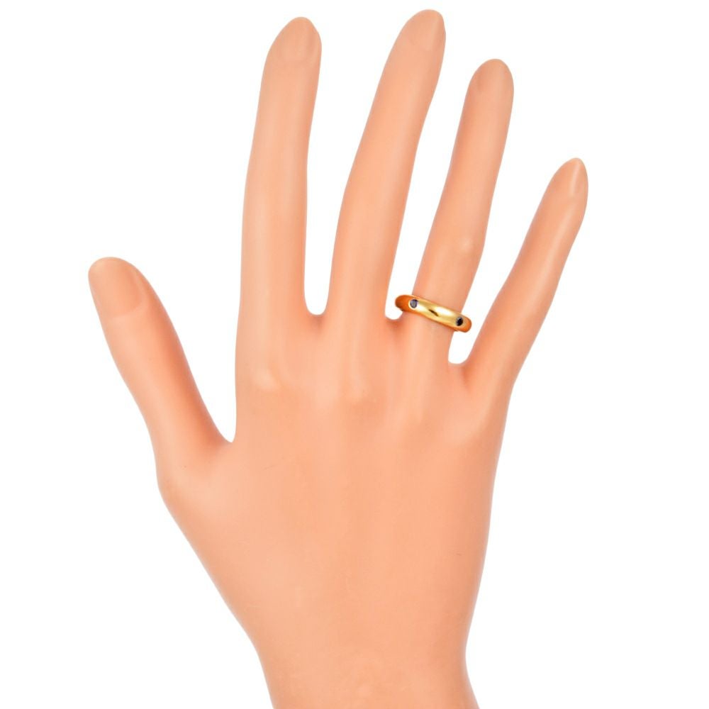 カルティエ Cartier ステラ リング 指輪 サファイア #51 K18YG 4.9g