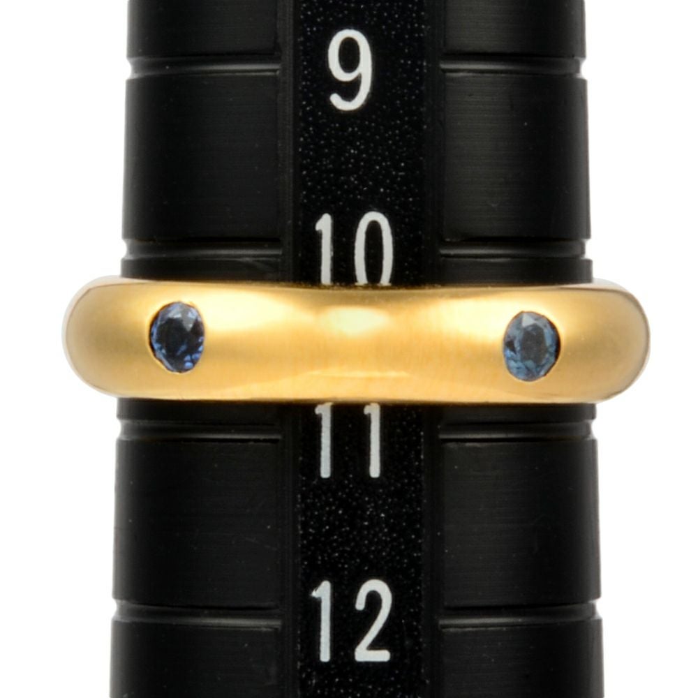 カルティエ Cartier ステラ リング 指輪 サファイア #51 K18YG 4.9g