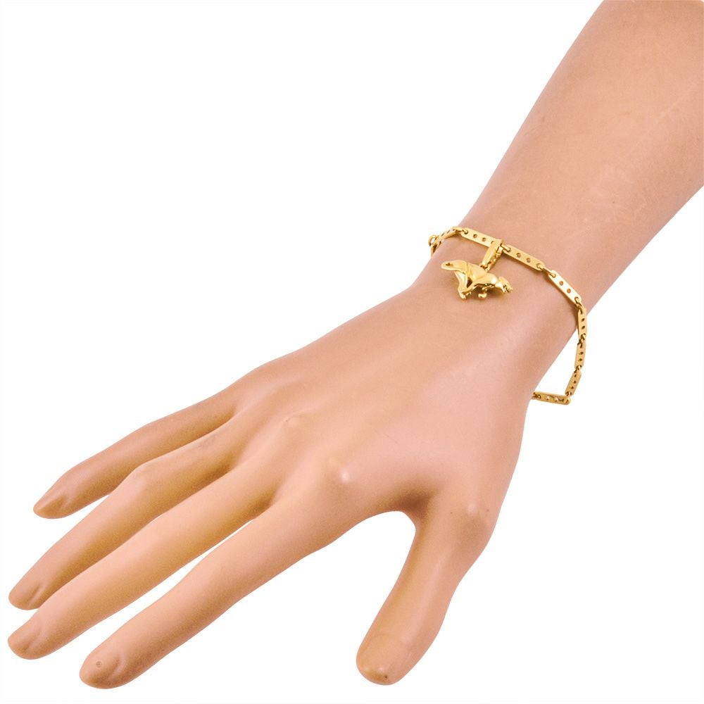 カルティエ Cartier メカノ パンテール チャーム ブレスレット K18YG