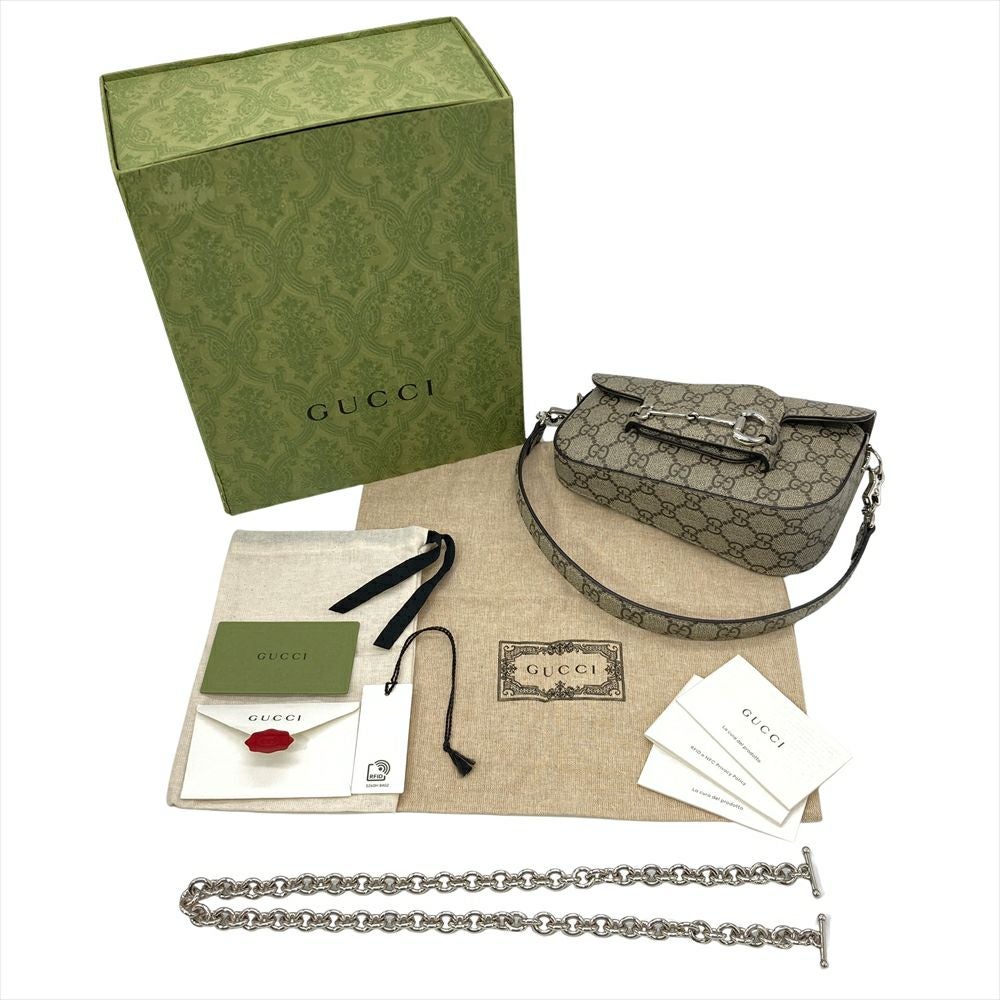 グッチ GUCCI ホースビット 1955 ショルダーバッグ GGスプリーム