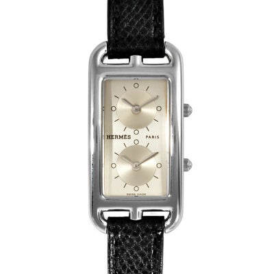 エルメス HERMES CC3.210 ケープコッド ドゥゾーン 腕時計 シルバー 