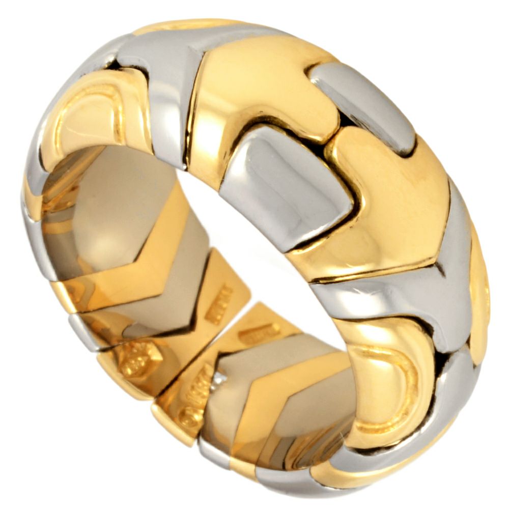 BVLGARI ブルガリ アルベアーレ リング・指輪 K18YG レディース ブルガリ BVLGARI アルベアーレ リング 指輪 約8号 K18YG 8.9g SS