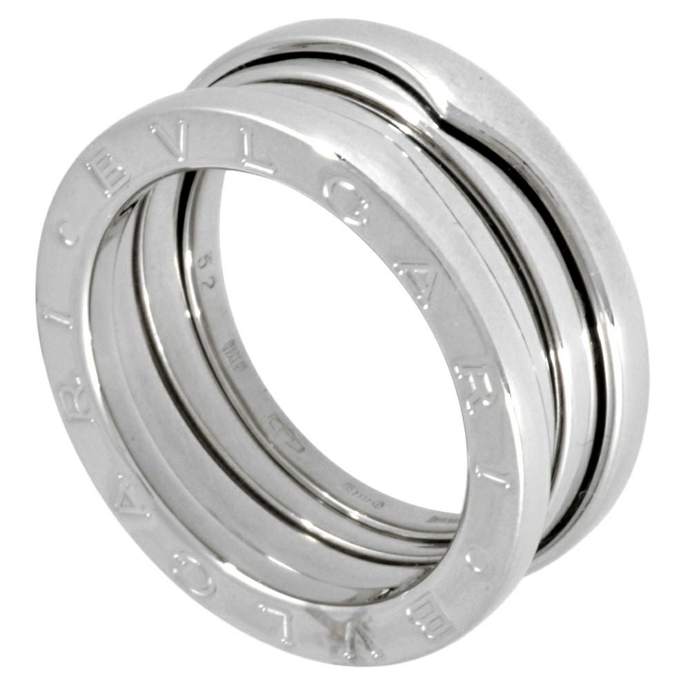 BVLGARI ブルガリビーゼロワン 2バンドリングK18WGホワイトゴールド BVLGARI（ブルガリ） BVLGARI B-zero1 リング 2バンド ホワイト