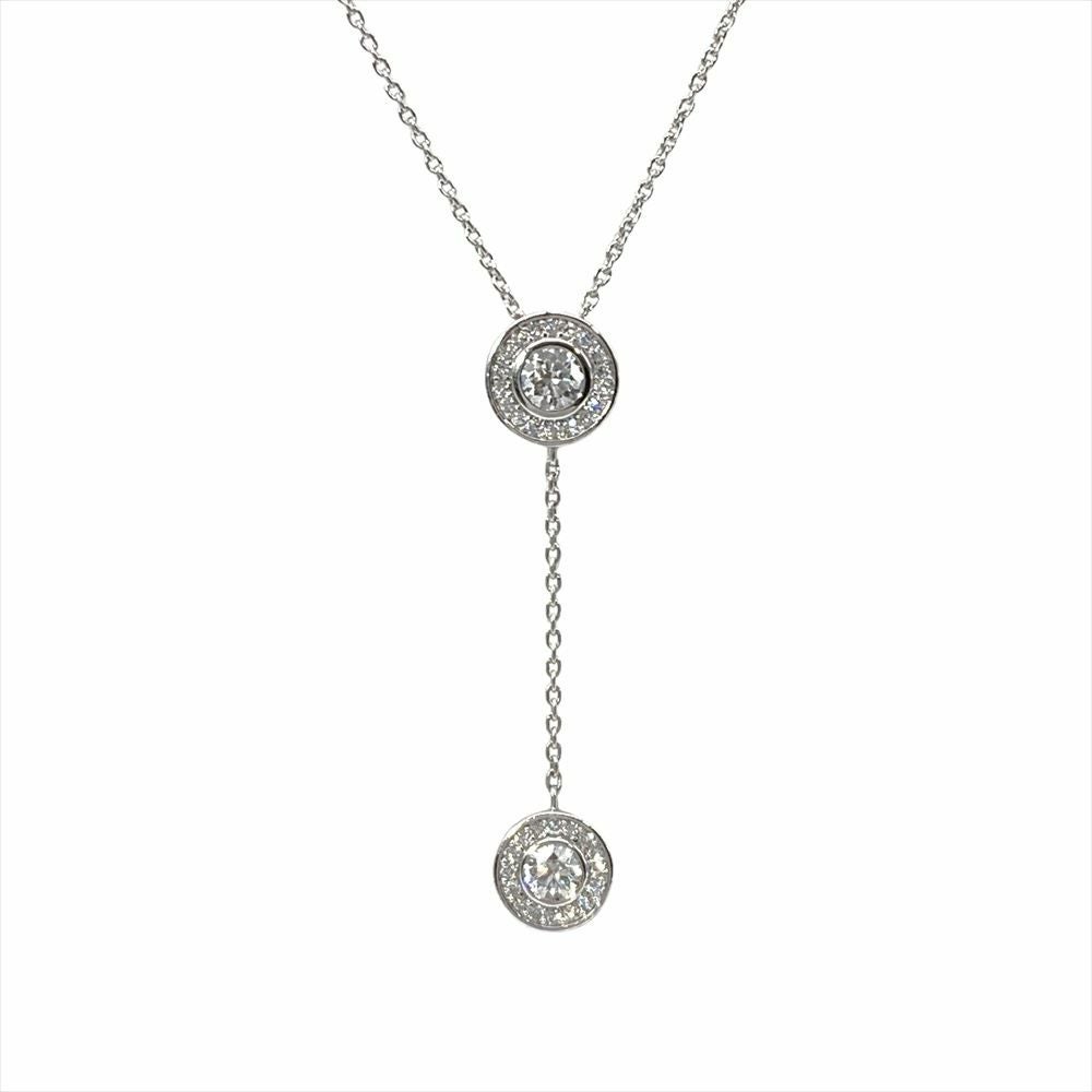 FOREVERMARK フォーエバーマーク プラチナダイヤモンド ペンダント フォーエバーマーク FOREVERMARK TWO D コレクション パヴェ