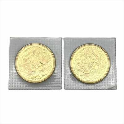 天皇陛下御即位記念 記念硬貨 10万円金貨 平成2年 純金 30g 金貨 K24 