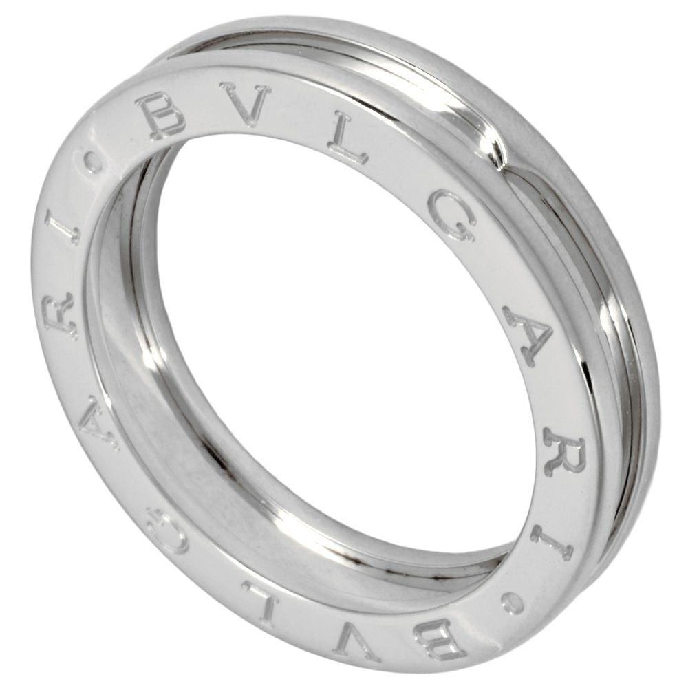 ブルガリ BVLGARI ビーゼロワン 1バンド リング 指輪 #48 K18WG 6.3g