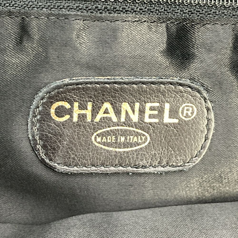 シャネル CHANEL チェーン ショルダーバッグ キャビアスキン ブラック