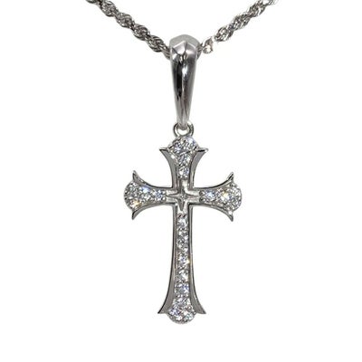 バカラ Baccarat オクシタンクロス ネックレス K18YG 26.2g レッド 