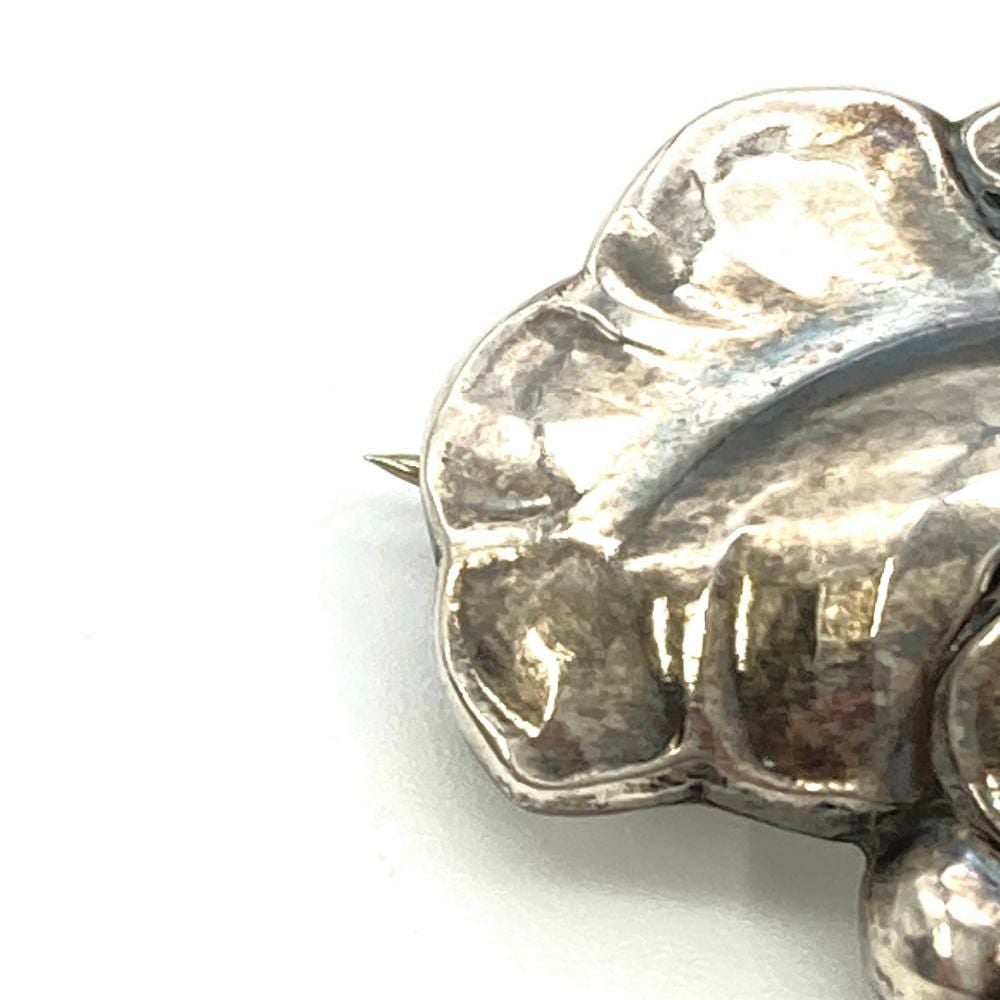 ジョージジェンセン Georg Jensen 葡萄モチーフ ブローチ SV925 24.4g
