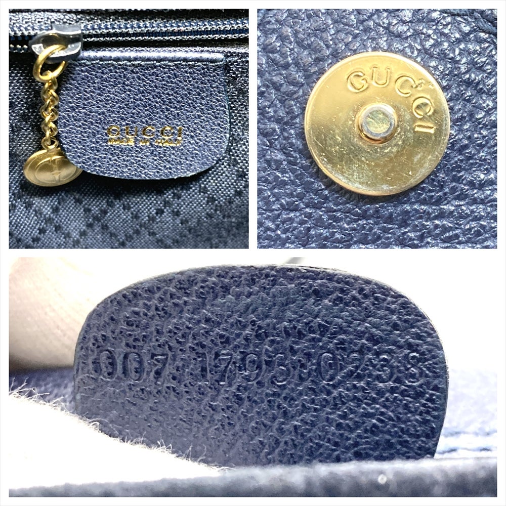 グッチ GUCCI バンブー ミニ ショルダーバッグ スウェード レザー 007