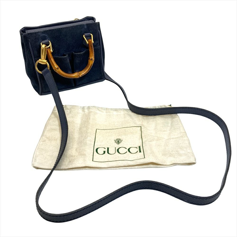 GUCCI グッチ ショルダーバッグ バンブー ホーボー 232930 パープル系 レザー レディース タッセル ゴールド金具 美品 GUCCI - GUCCI グッチ ショルダーバッグ バンブー ホーボー 232930