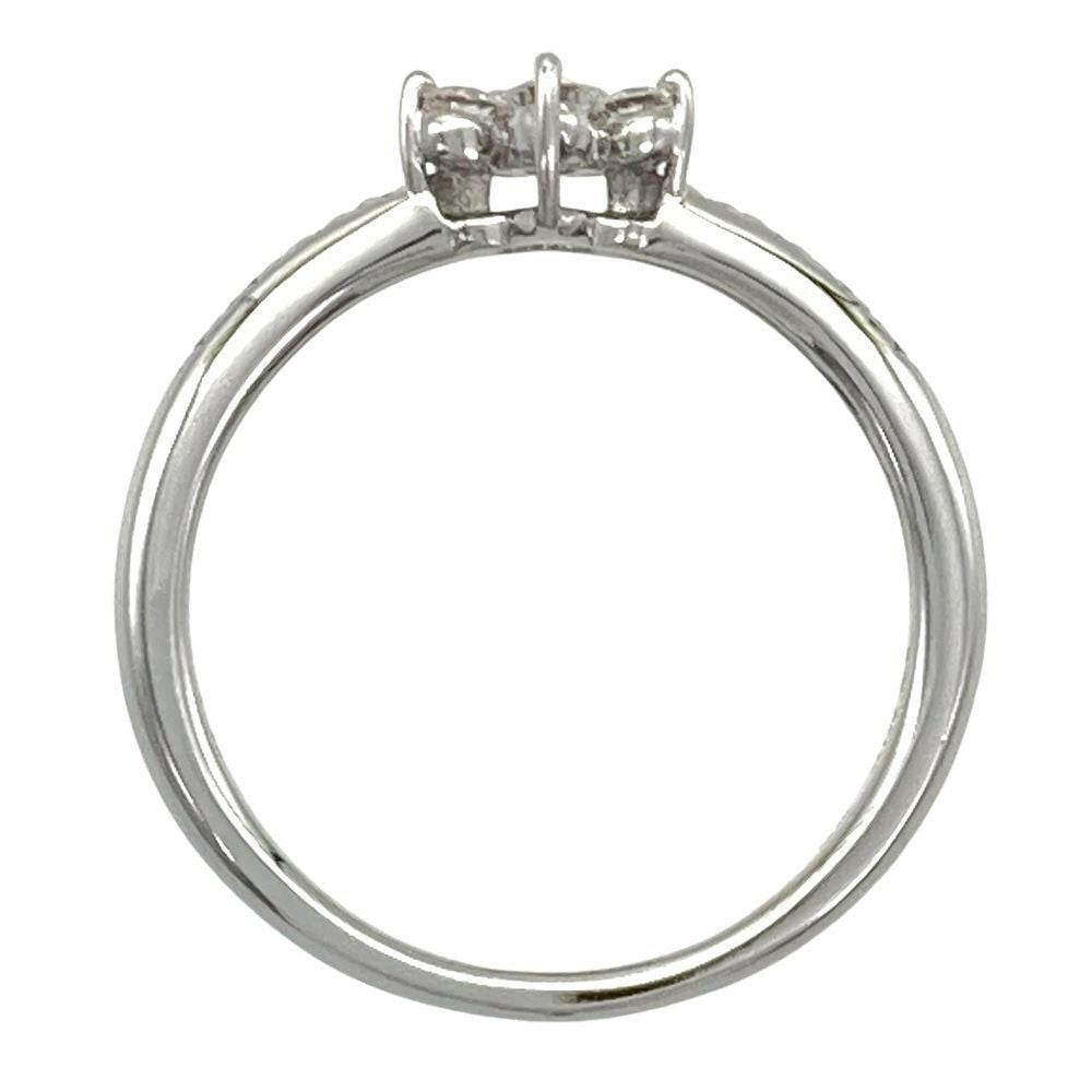 タサキ TASAKI フラワー モチーフ リング 指輪 ダイヤモンド 0.25ct 約