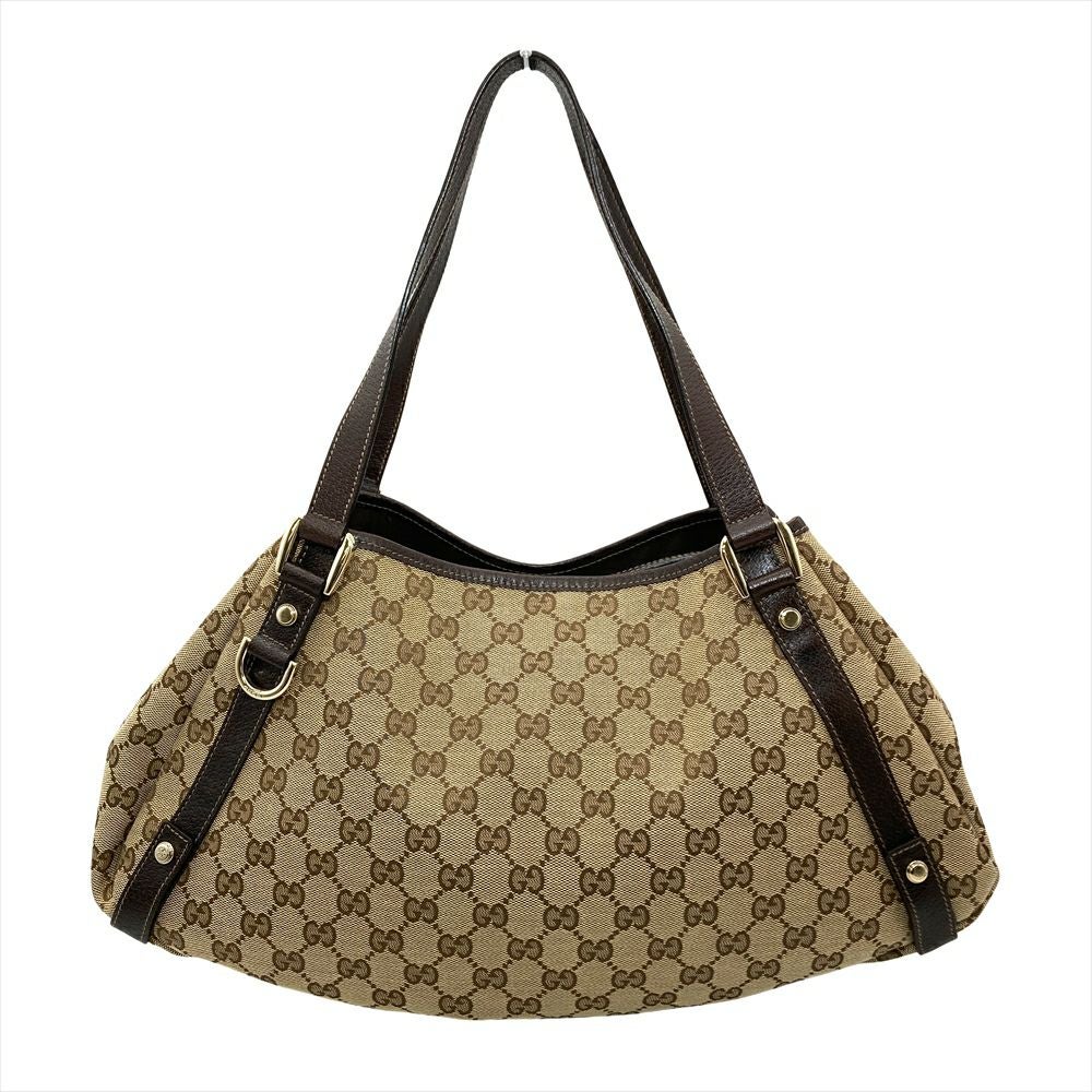グッチ GUCCI アビー トートバッグ GGキャンバス 130736 ブラウン