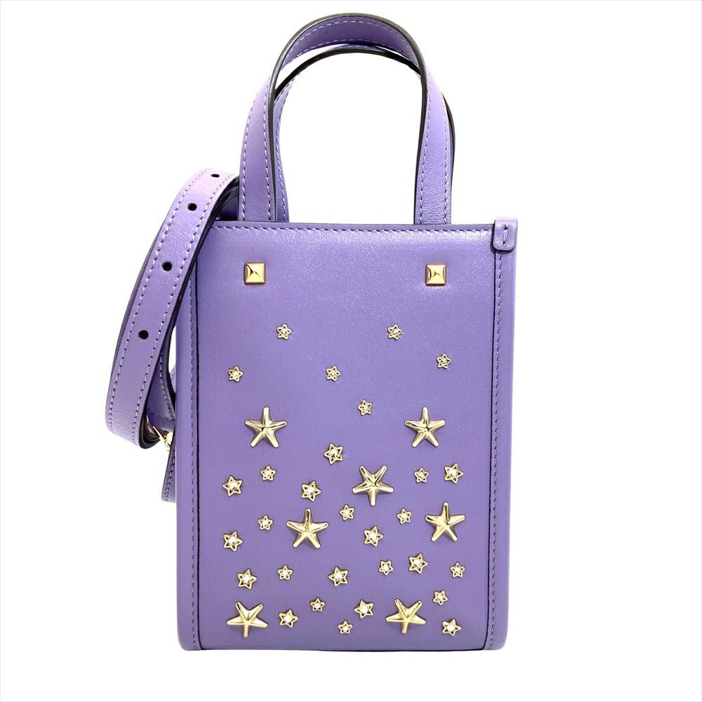 ジミーチュウ JIMMY CHOO MINI N/S TOTE CZN クリスタルスタッズ
