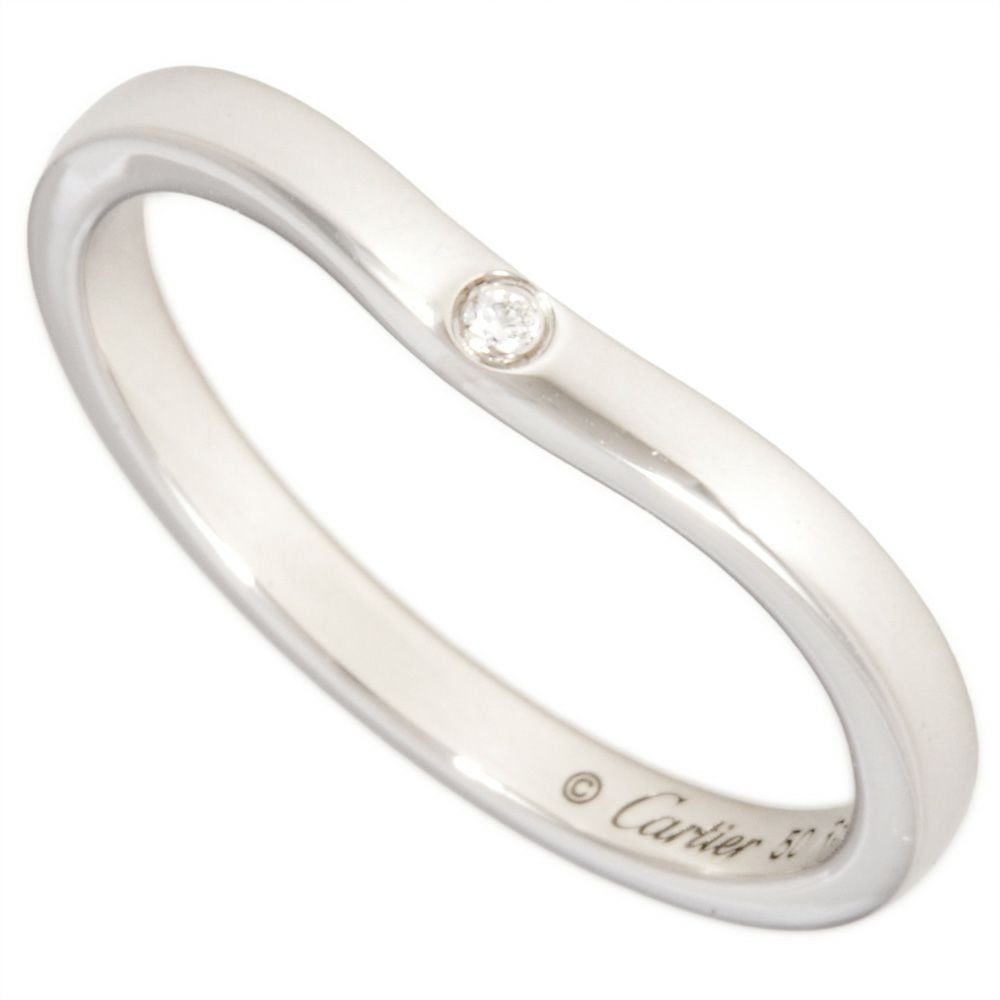 カルティエ Cartier バレリーナ カーブ 3P リング 指輪 ダイヤモンド