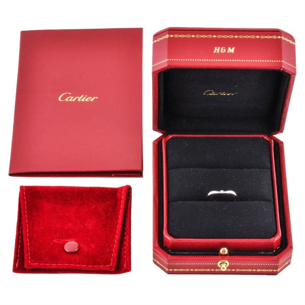 カルティエ Cartier バレリーナ カーブ 3P リング 指輪 ダイヤモンド