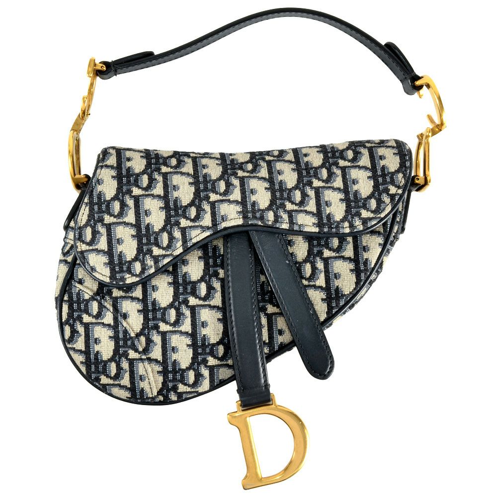 ディオール Dior トロッター ミニ サドル ショルダーバッグ キャンバス