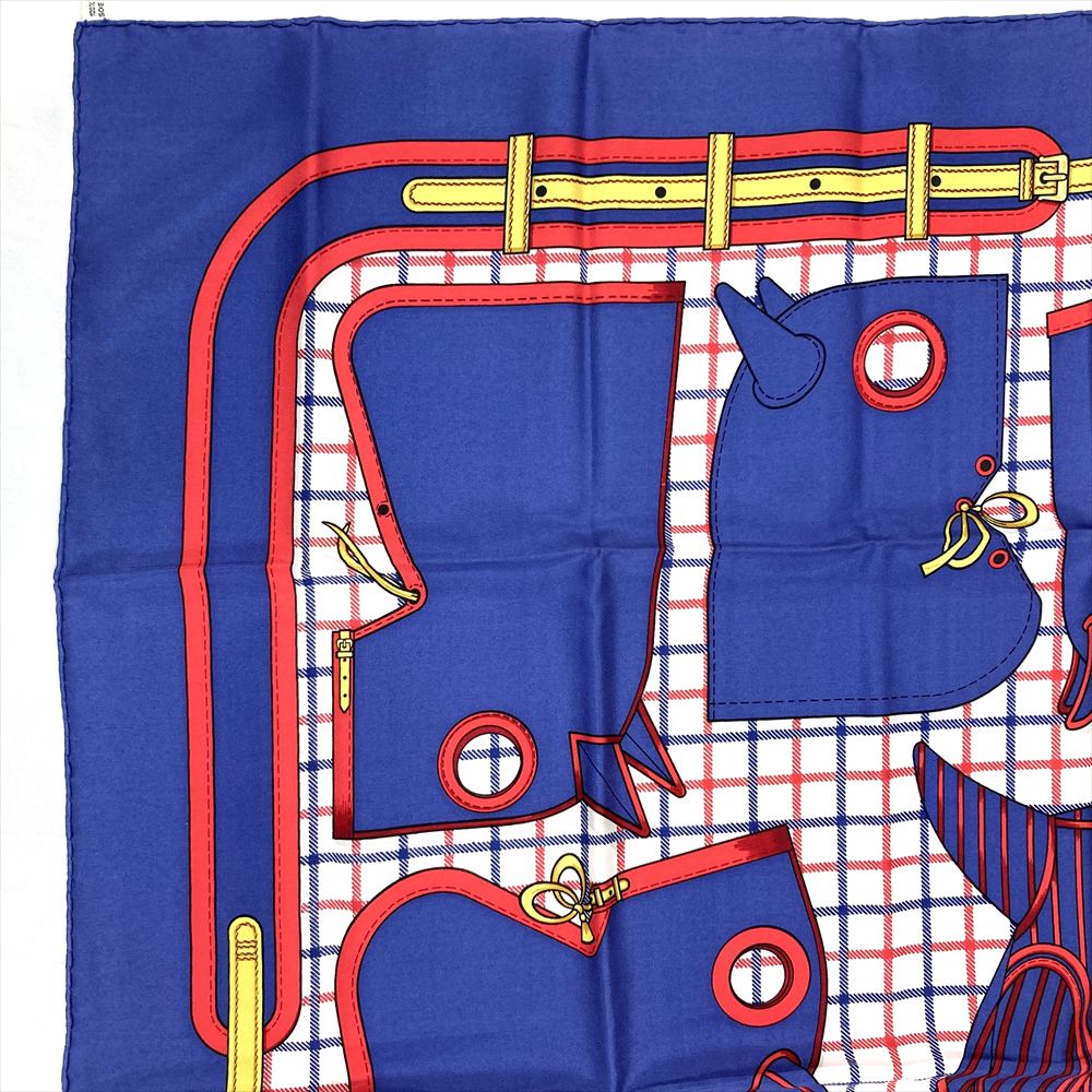 エルメス HERMES カレ90 Camails カマイユ 馬具 スカーフ シルク