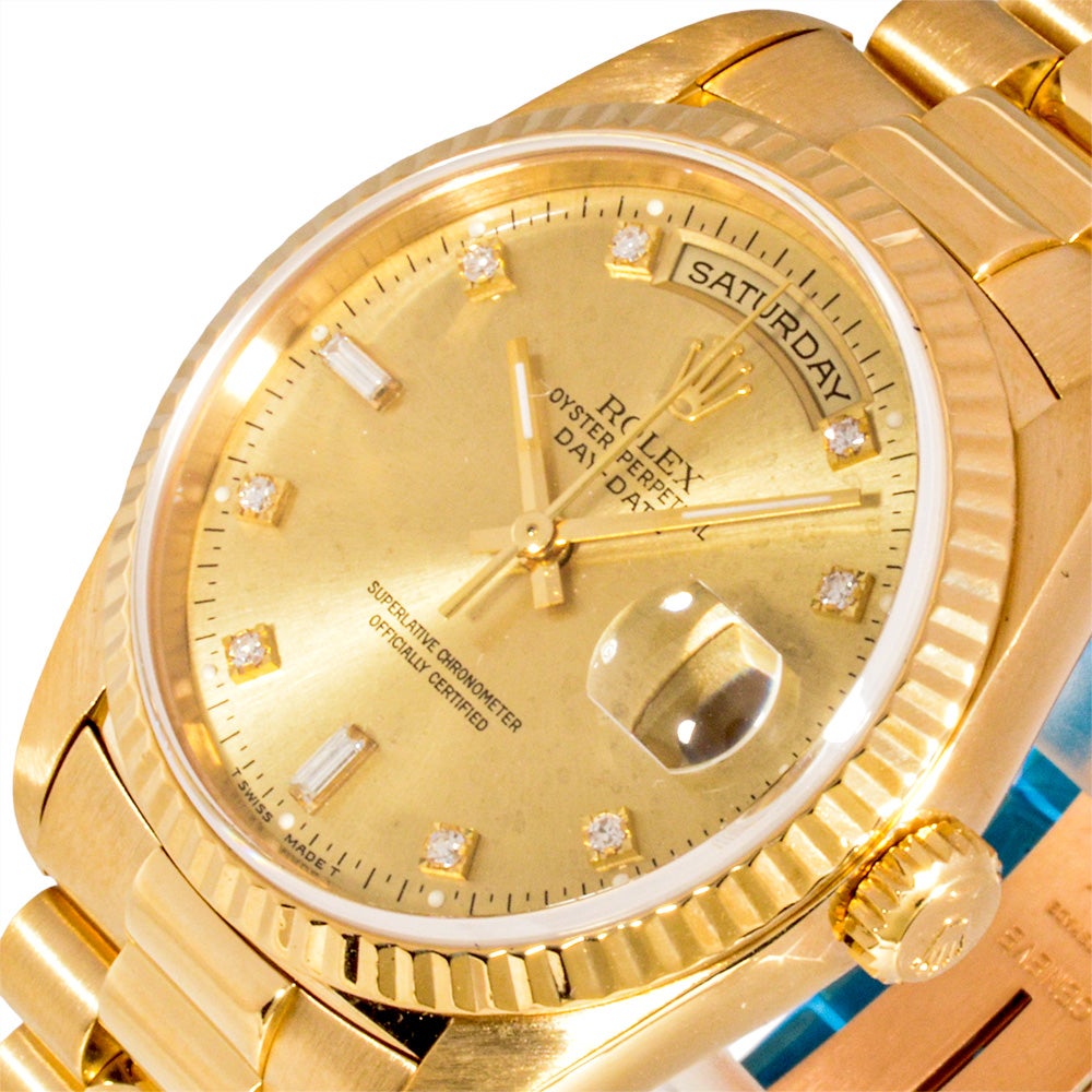 ロレックス ROLEX 18238A デイデイト L番 腕時計 シャンパン文字盤